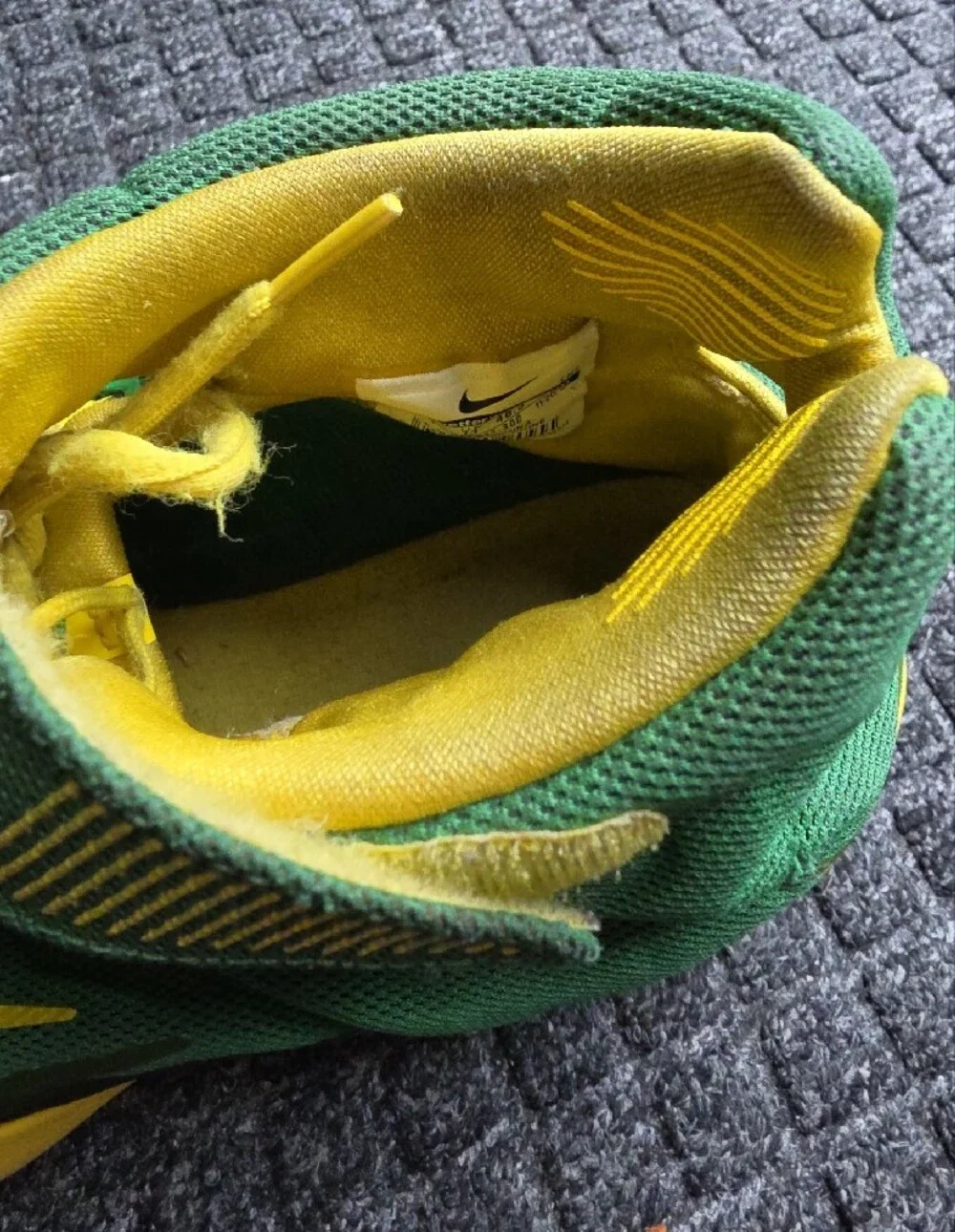 Nike green mesh